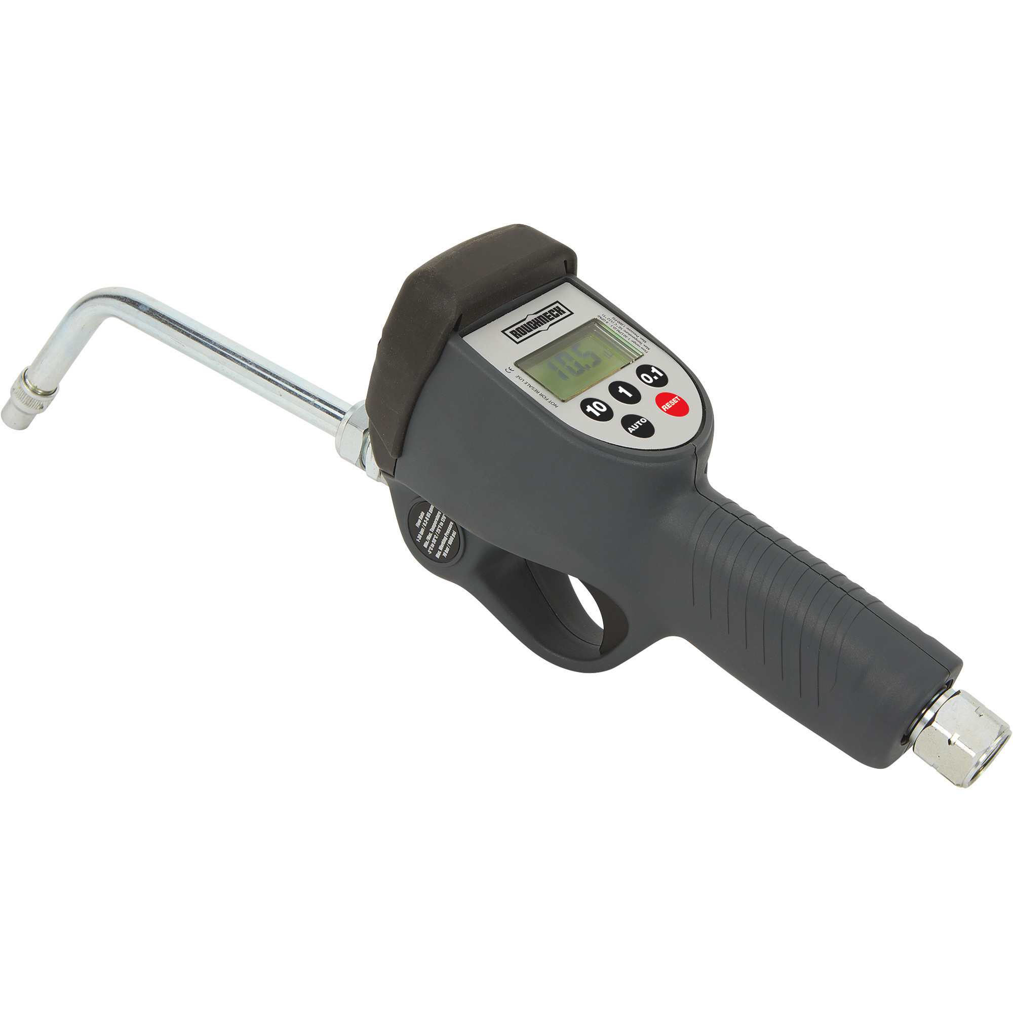 Roughneck Oil Control Gun with Preset Meter, 0.3–8 GPM, 1000 PSI